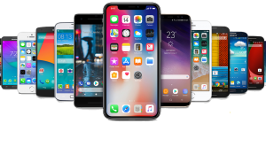 different mobile phones